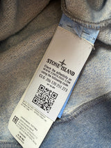 Sweat Stone Island Dust Colour Treatment Gris/Bleu