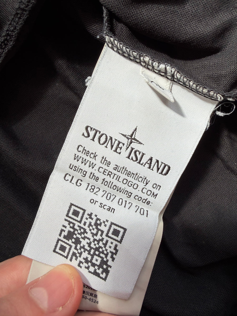 T-Shirt Stone Island Coton Classique Noir