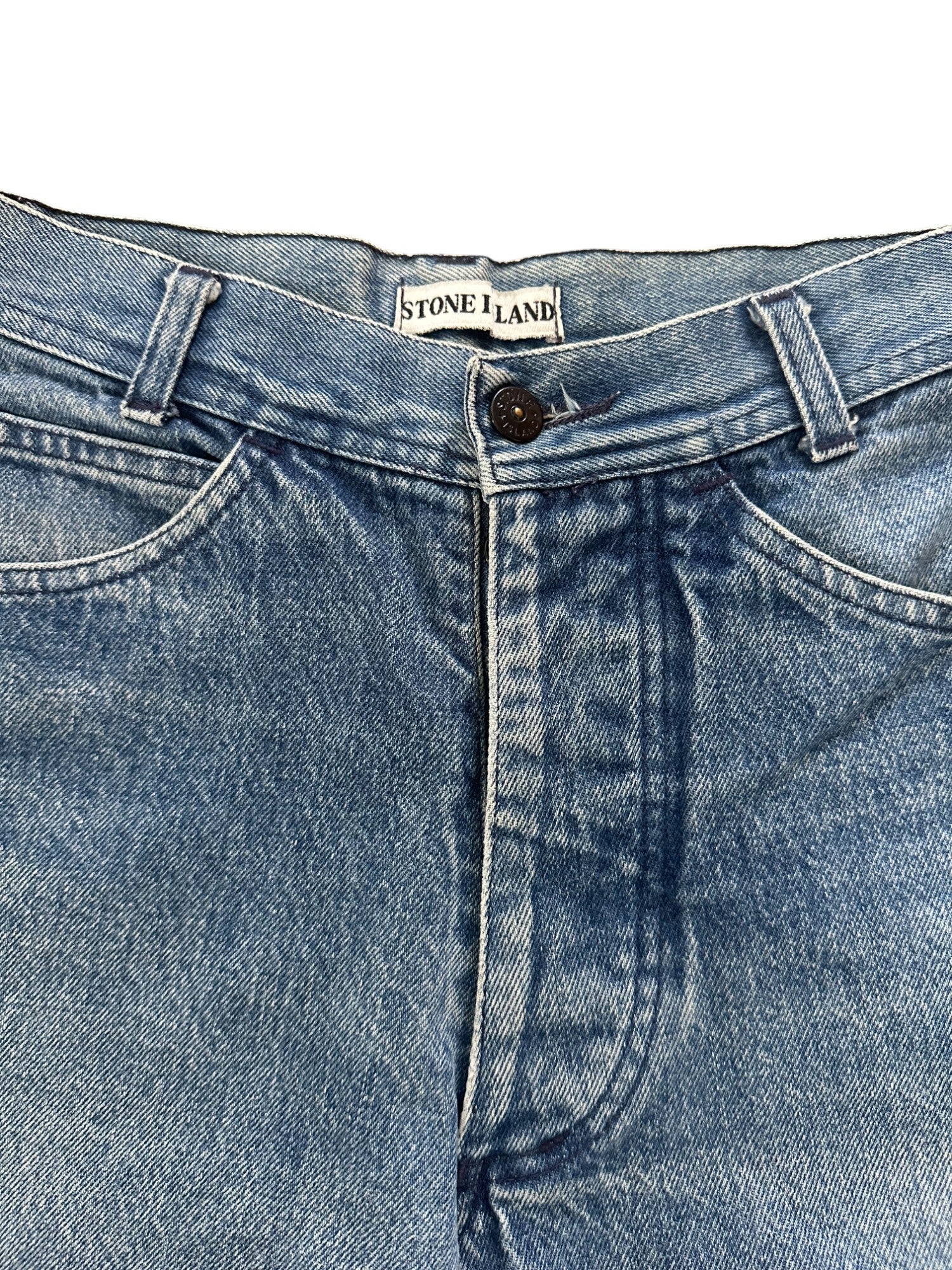 Short en jean Stone Island