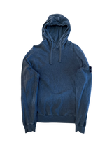 Pull à Capuche Stone Island Bleu Homme