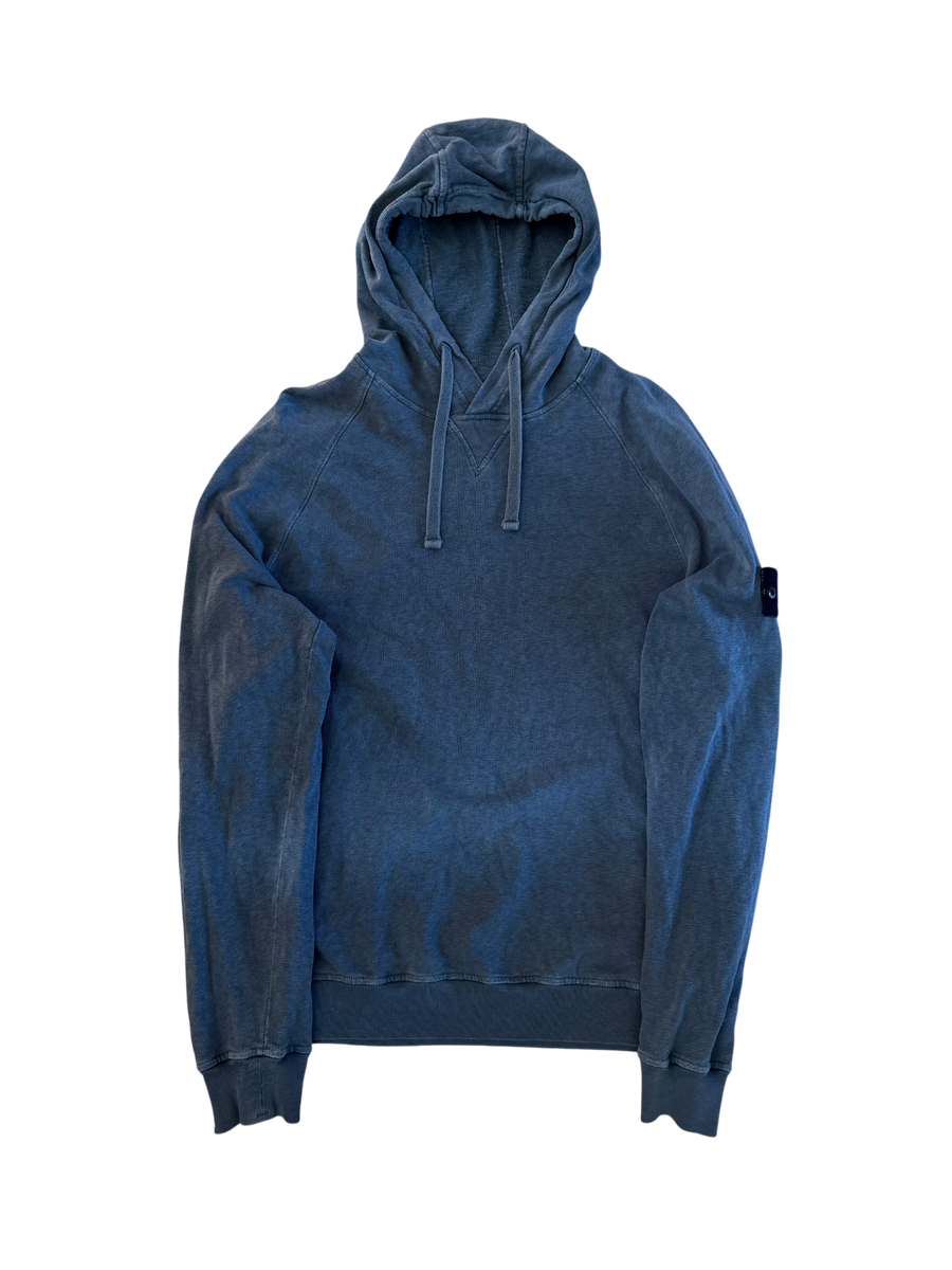 Pull à Capuche Stone Island Bleu Homme
