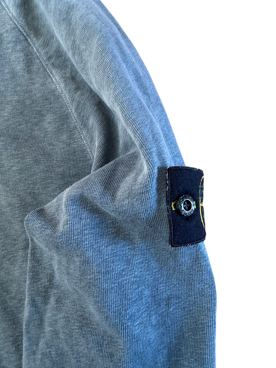 Pull à Capuche Stone Island Bleu Homme