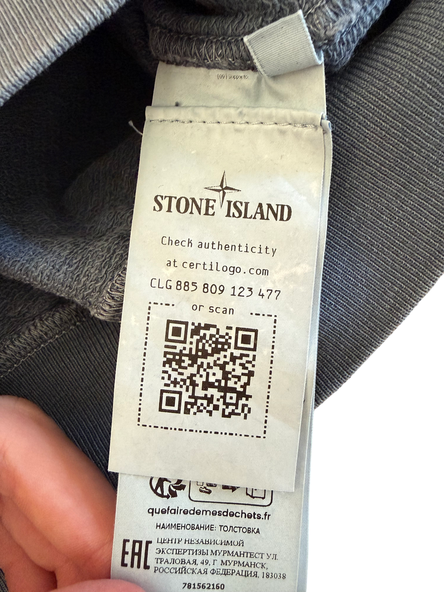 Pull à Capuche Stone Island Bleu Homme