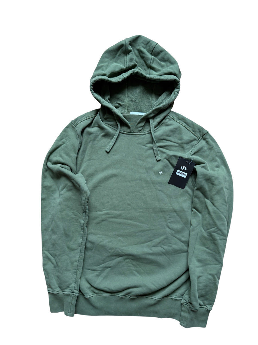 Sweat à Capuche Stone Island - Kaki (Logo Poitrine)